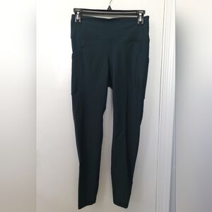 Old Navy Active Emerald Green High Rise Leggings - Medium